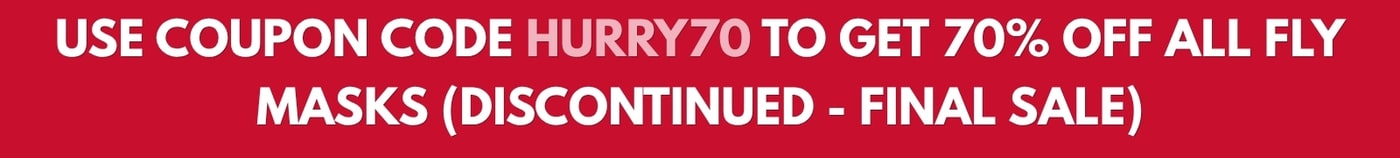 Get 70% off all Cavallo Fly Masks