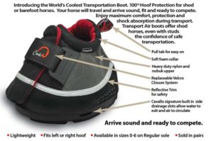 Transport Air Hoof Boot Specs