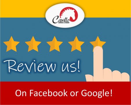Review Cavallo Hoof Boots on Facebook or Google