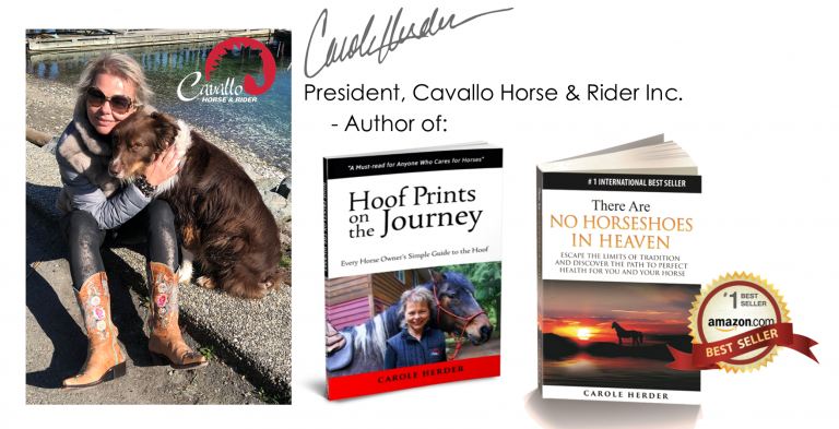 2020 email signature - Carole Herder - Cavallo Hoof Boots - Hoof Prints on the Journey Book