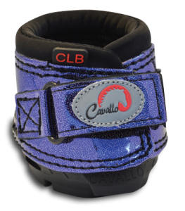 Cavallo CLB Metallic Blue Mini horse hoof boots