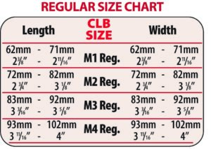 Cavallo CLB Hoof boot for minis Regular sole size chart