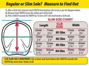 Cavallo Cute Little Boots CLB Measure size chart Slim Regular Sole