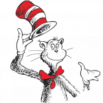 Dr. Seuss Cat in Hat Cartoon