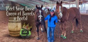 Susie Busse Barrel Racer and Cavallo Hoof Boot seller