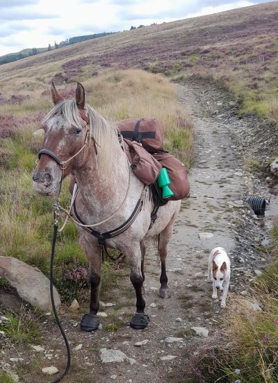 rek Boots in the Scottish Highlands - Karen Inkster Deaf Daft Ditsy