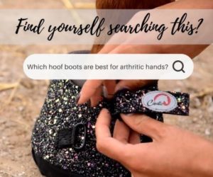 Which hoof boots are best for arthritic hands..