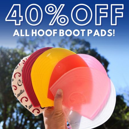 40% off any Cavallo Hoof Boot Pads