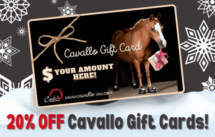 Promo - get 20% off Cavallo Hoof Boots Gift Cards!