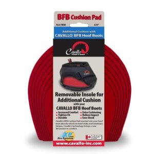 Cavallo BFB Cushion Pad for hoof boots: enhances comfort, reduces shock, and provides extra cushioning for horses.