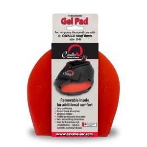 Cavallo Gel Pad for Hoof Boots: Therapeutic insole, enhances comfort and shock absorption for equine care and rehabilitation.