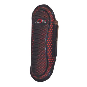 Cavallo ProFlex hoof boot in red, premium equine gear for horse care and protection.
