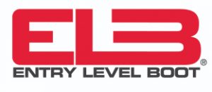 ELB Entry Level Boot logo for Cavallo hoof boots, equine gear, horse care essentials.