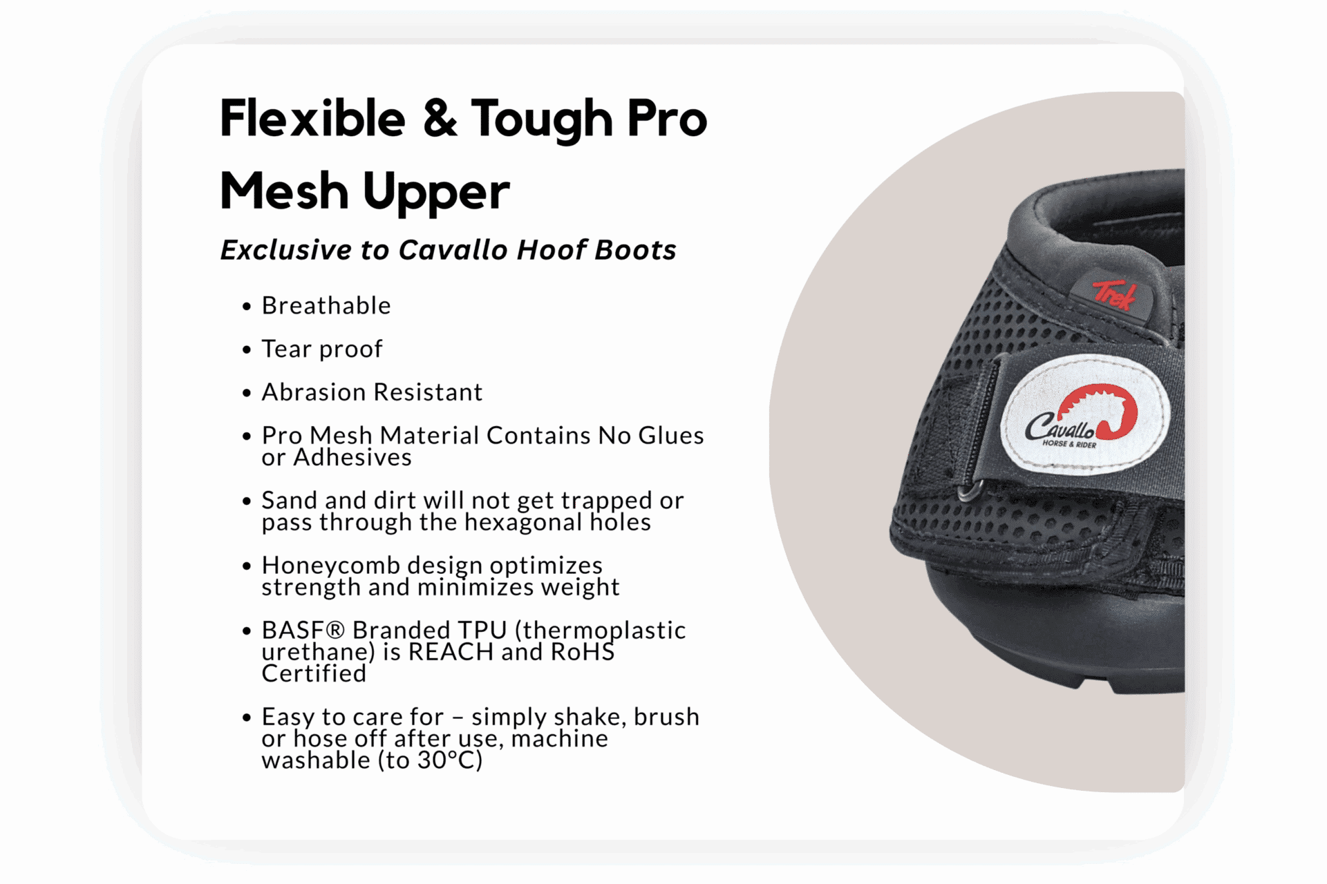 Cavallo TREK Hoof Boot, Top Choice for Riding, Therapy, and Hoof Rehabilitation