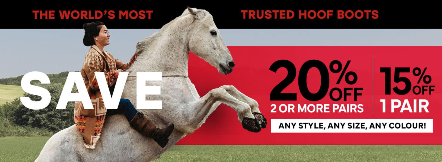 Get 15% OFF Cavallo Hoof Boots!