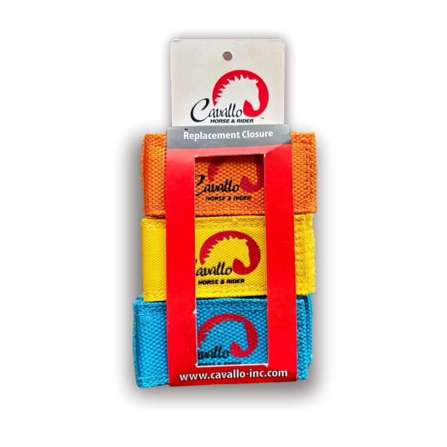 Cavallo Hoof Boots Colour Pop Pack 3 pairs straps - yellow turquoise orange