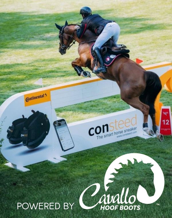 Megan Hensley – on the ABC show Donkey King Consteed Smart Horse Sneaker Powered by Cavallo Hoof Boots