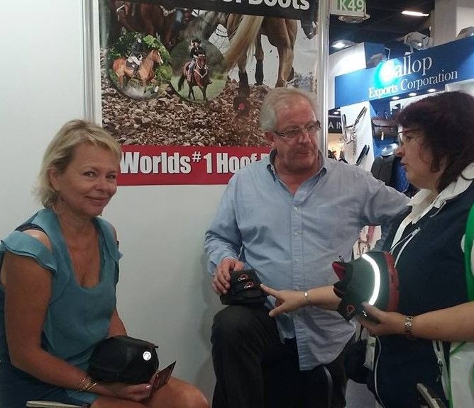 Megan Hensley – on the ABC show Donkey King Greg Giles & Carole Herder of Cavallo Hoof Boots