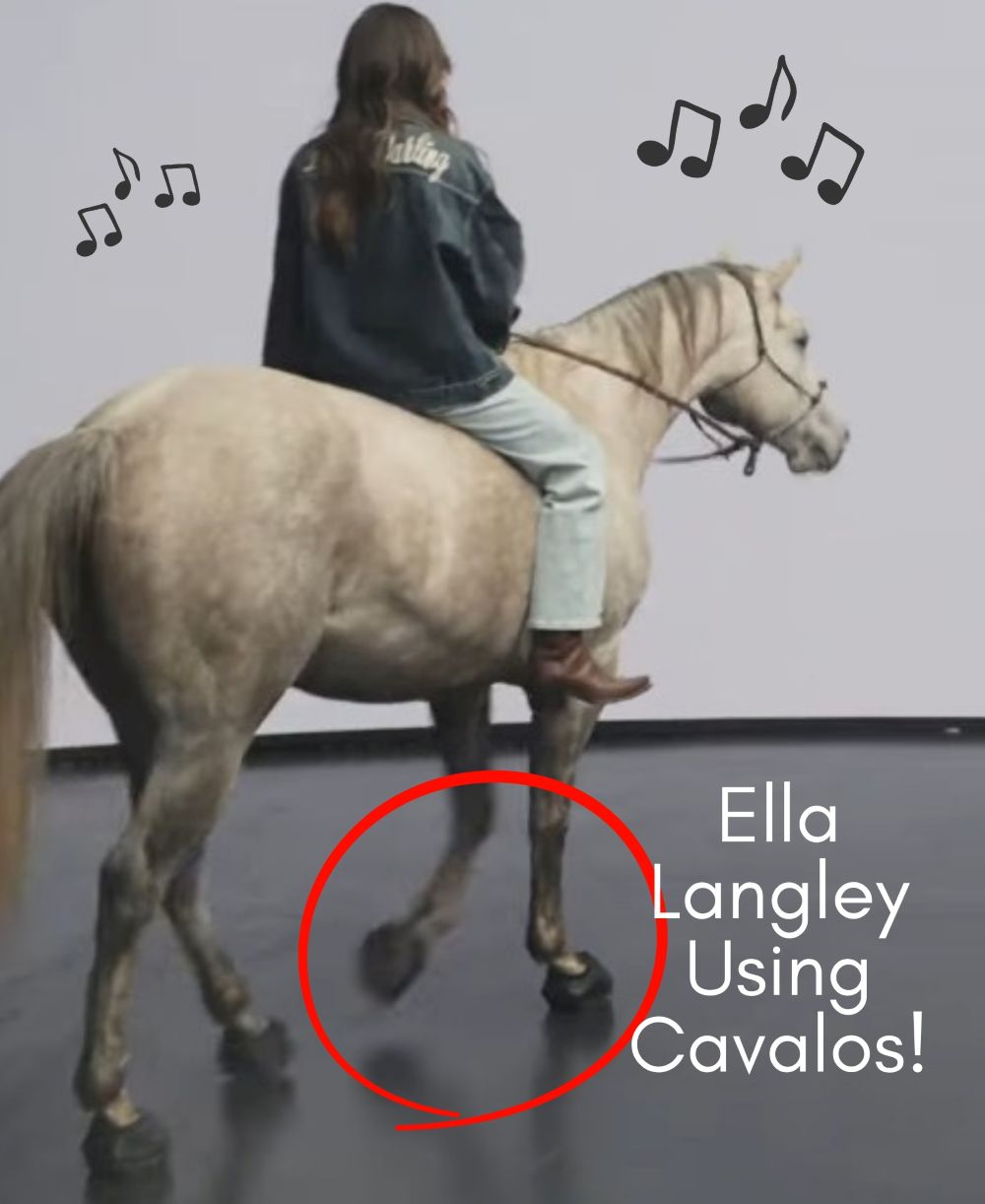 Ella Langley - using Cavallo Simple Hoof Boots