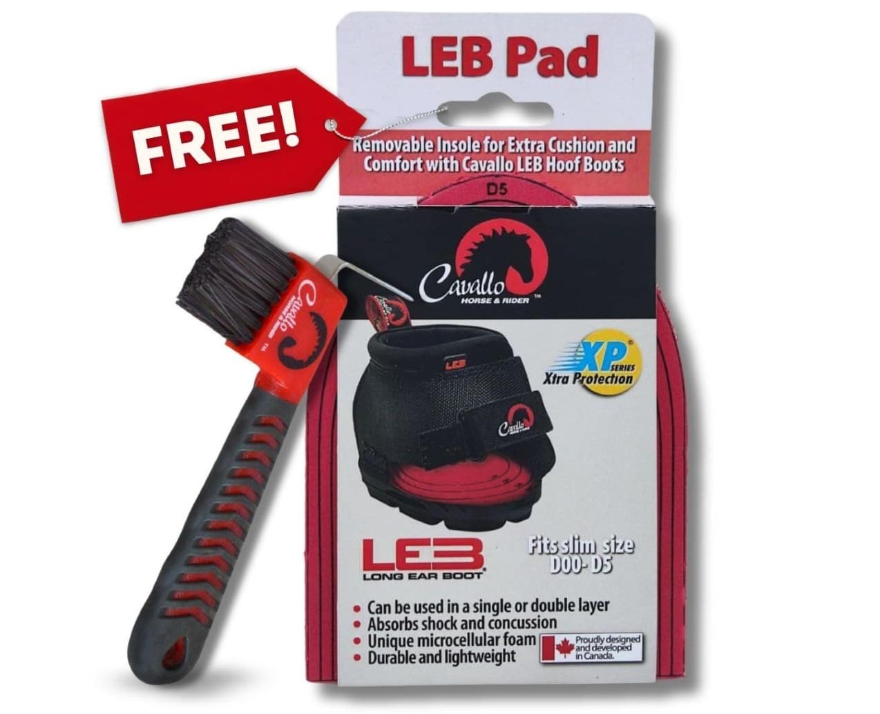 Cavallo LEB Donkey Boots get free Pads & hoof pick

