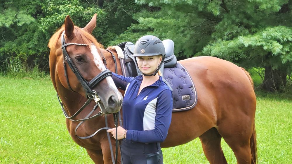 Trek Boots - Indre Malaiskaite & Freckles Portrait Dressage